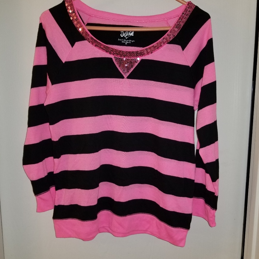 Justice shirt size 20